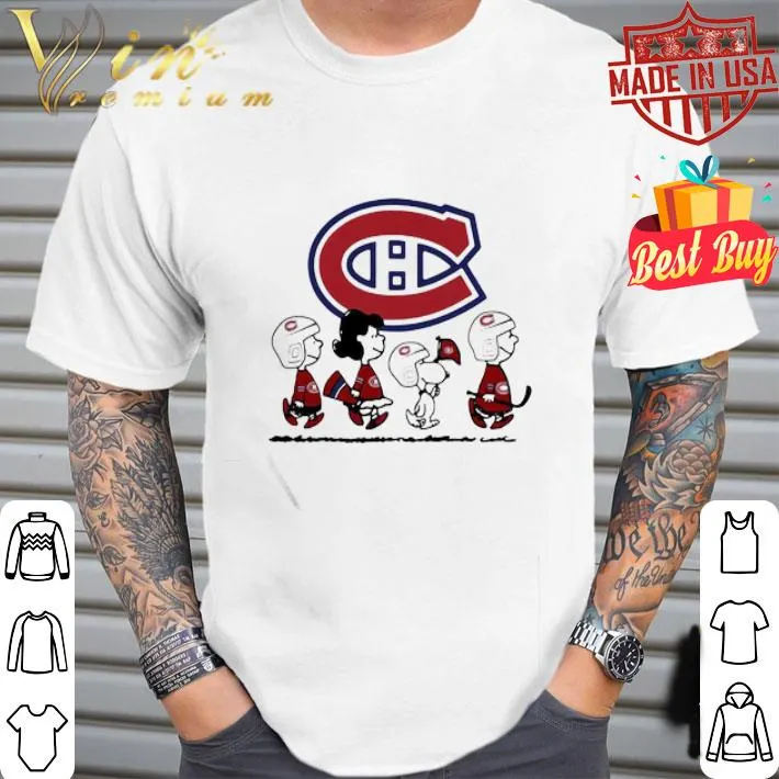 The peanuts montreal canadiens hockey shirt