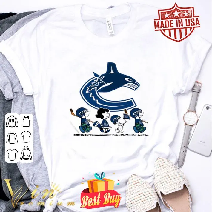 The peanuts british columbia hockey team shirt