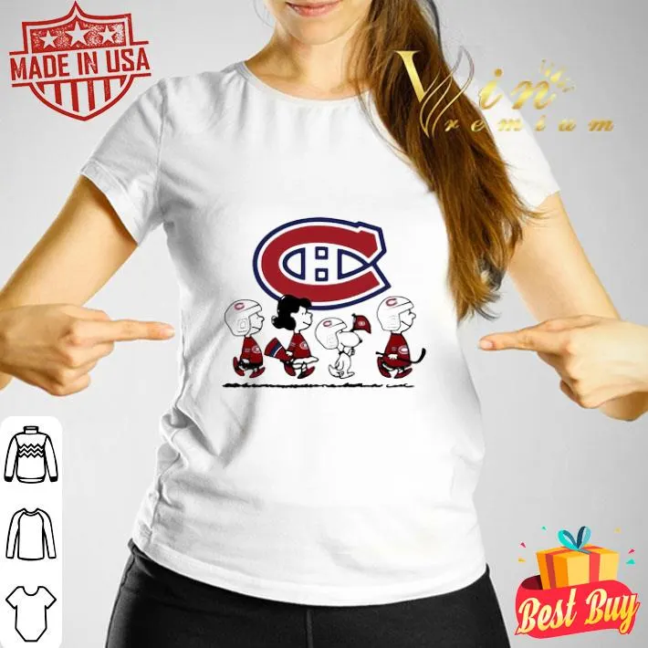 The peanuts montreal canadiens hockey shirt