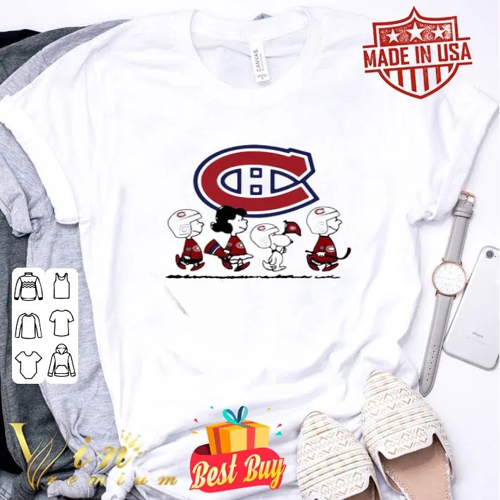 The peanuts montreal canadiens hockey shirt