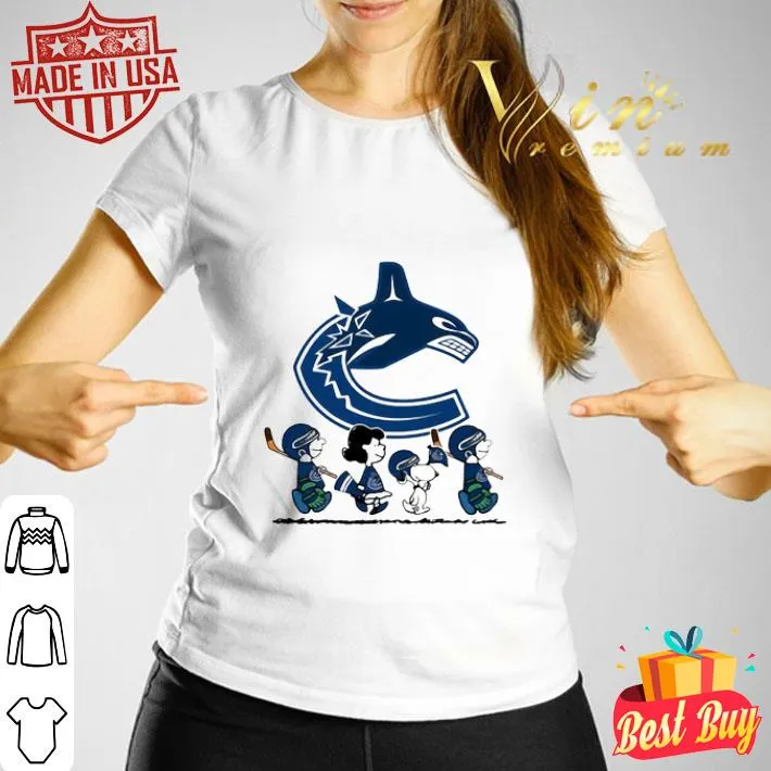 The peanuts british columbia hockey team shirt