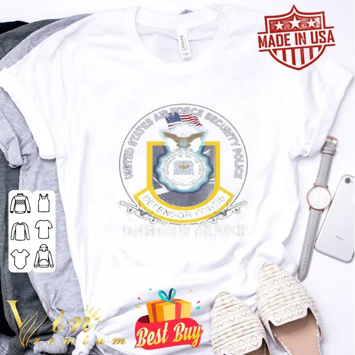 United States Air force security police Defensor fortis Dependers of the force shirt