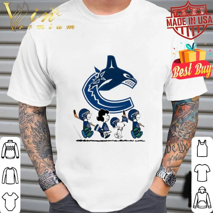 The peanuts british columbia hockey team shirt