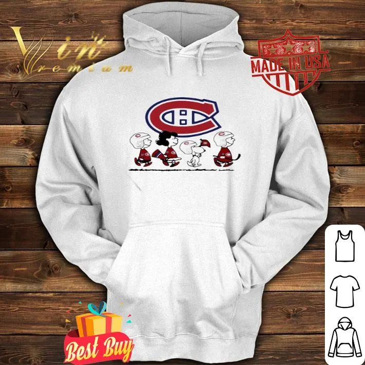 The peanuts montreal canadiens hockey shirt